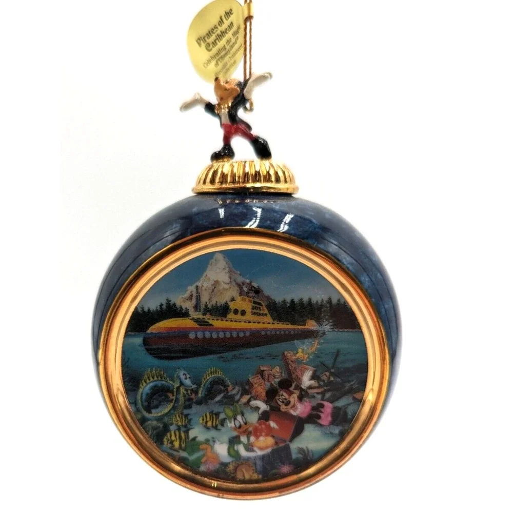 Disney Mickey‎ Ornaments Bradford Edition Celebrating the Magic Set Lot 4